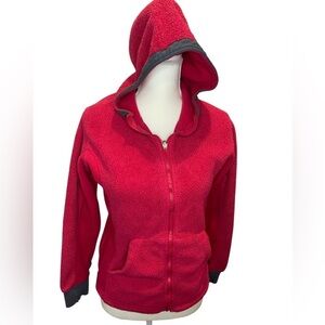 Columbia Full Zip Hooded Jacket Youth Size Large Hot Pink